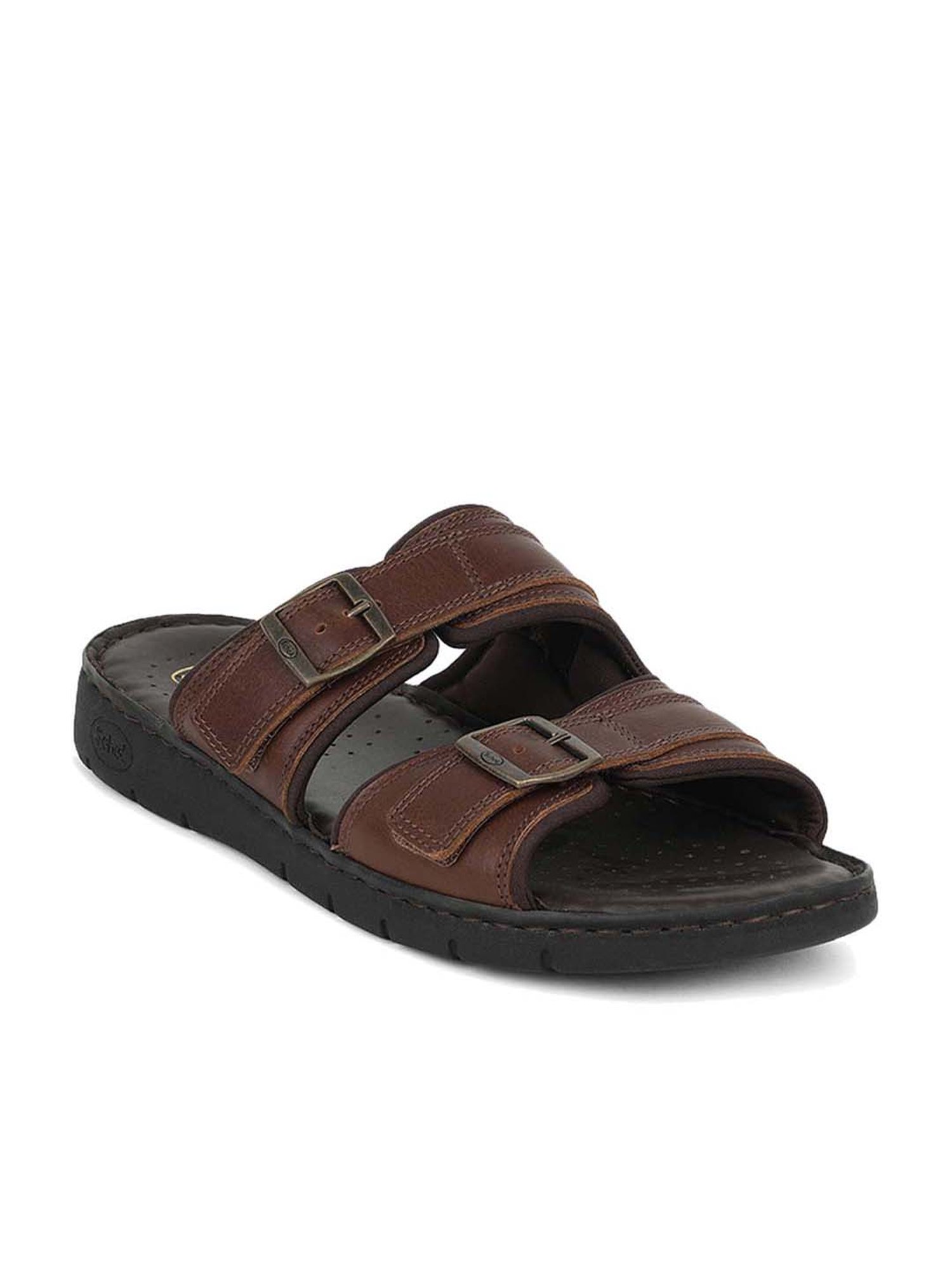 Scholl by Bata Men's Brown Casual Sandals