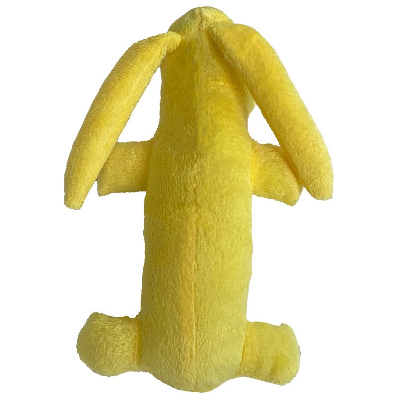 Multipet Loofa Easter Dog Toy - Yellow