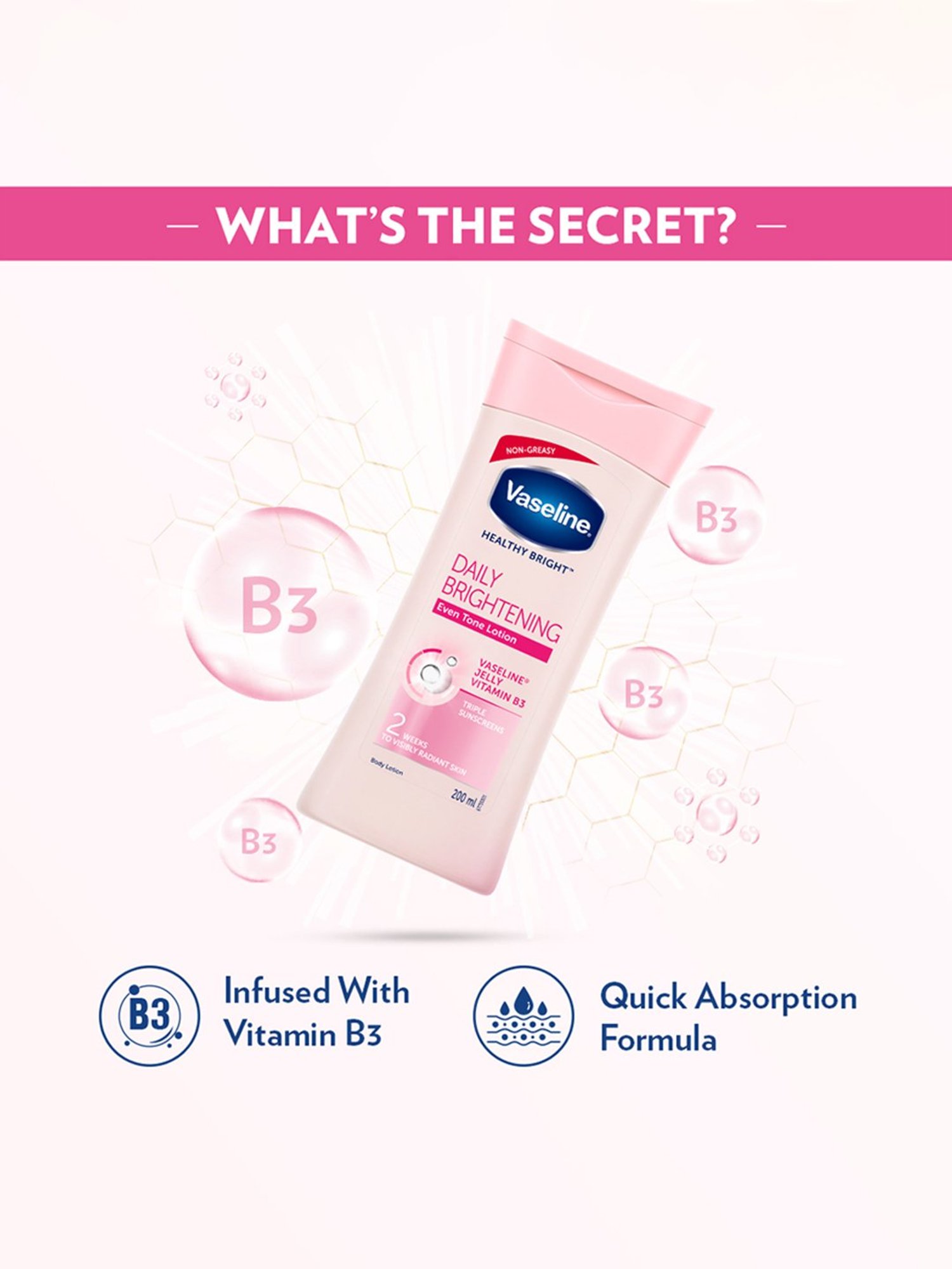 Vaseline Healthy Bright Daily Brightening Body Lotion - 200 ml