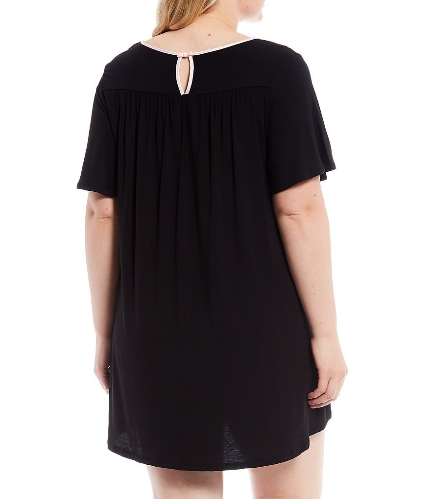 kate spade new york Plus Solid Jersey Knit Sleepshirt