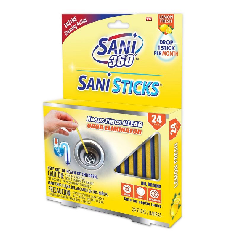 As Seen on TV 24ct Lemon Scented Sani Sticks