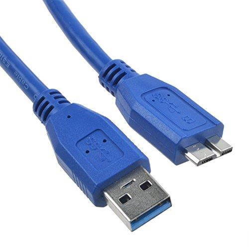 Accessory USA USB 3.0 Cable PC Laptop Data Sync Cord for Seagate FreeAgent GoFlex 9ZQ2P5-500 2 TB 9ZQ2N1-500 1 TB STAC1000103 9ZQ2N2-500 2TB Free Agent Go Flex Desk External Hard Disk Drive HDD HD