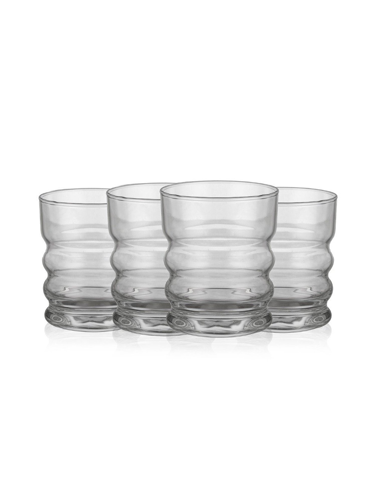 Trovea's Europe Rings of Power Transparent Glass Whiskey Glass - Set of 6