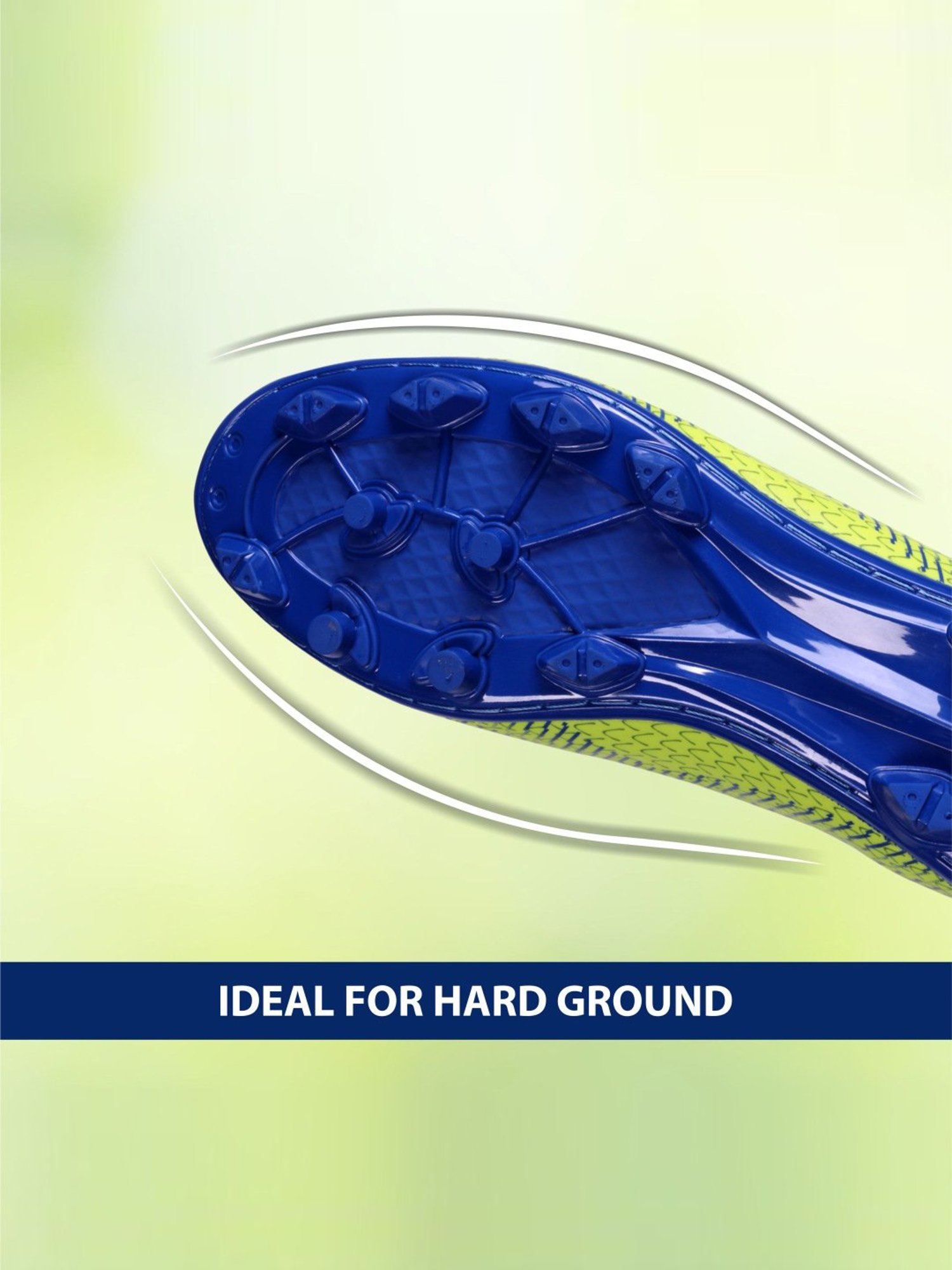 AIVIN Men's Rattle Snake Sulphur Green Football Shoes