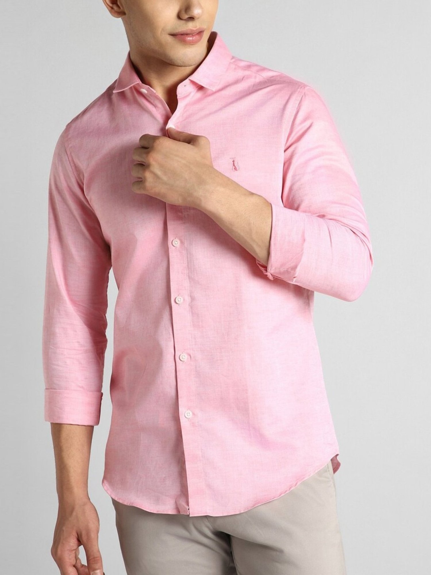 Simon Carter London Pink Slim Fit Shirt
