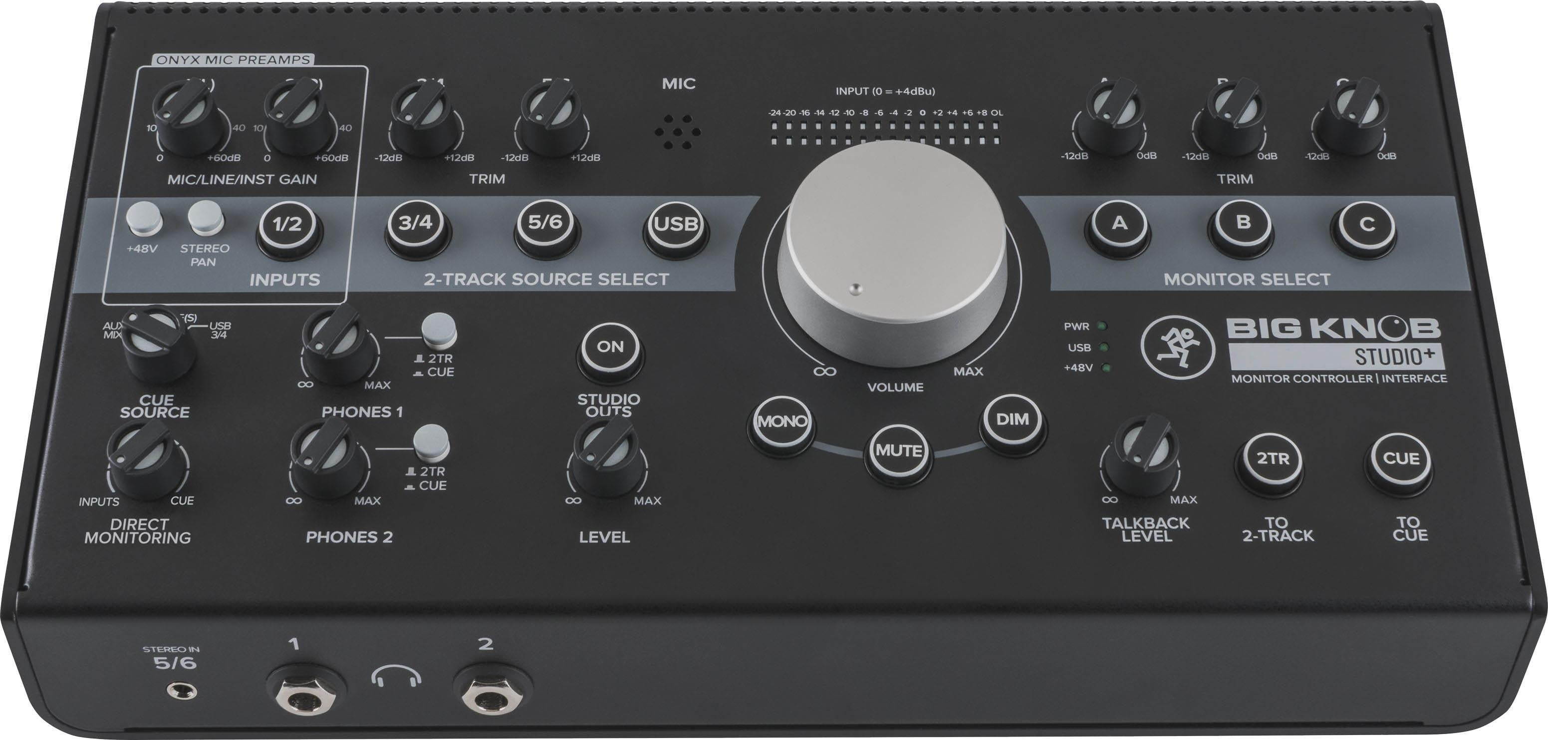 Mackie Big Knob Studio Monitor Plus Controller Interface