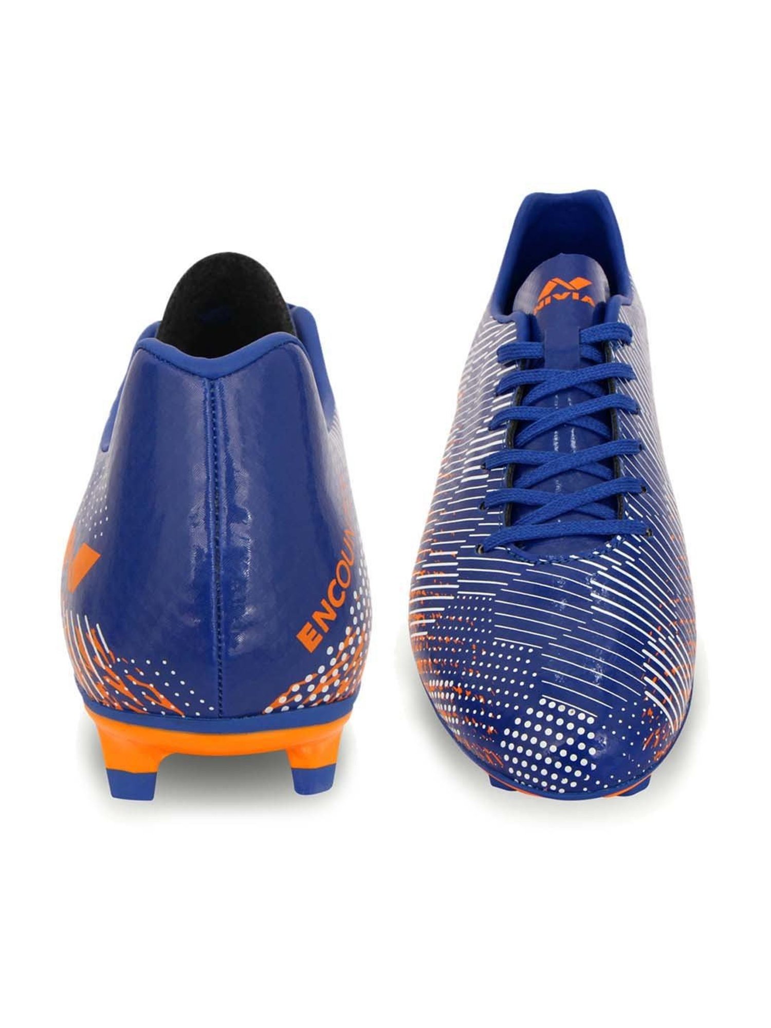 Nivia Men's Encounter 9.0 Blue Football Shoes