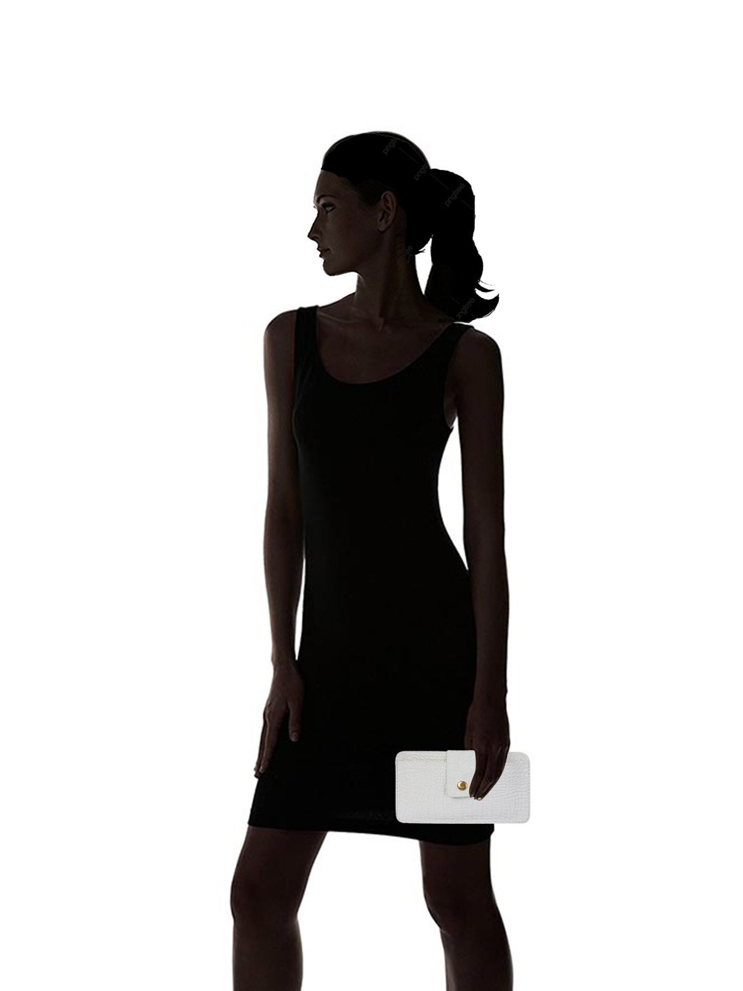 Bagsy Malone Croco White Animal Effect Wallet