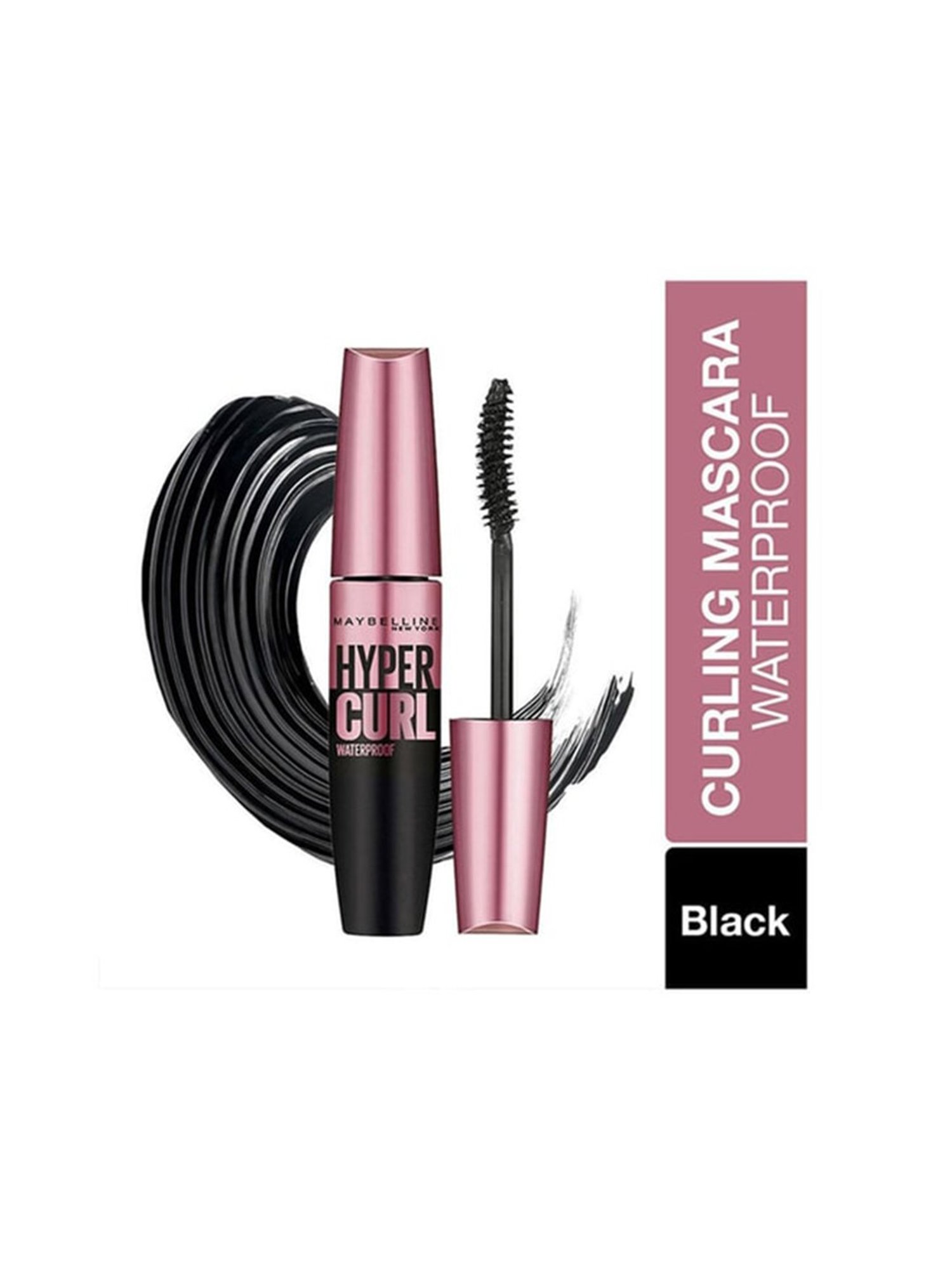 Maybelline New York Hyper Curl Mascara - Waterproof Very Black, 9.2ml