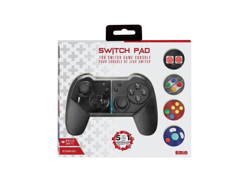 Switch Pad, 5-in-1 Wireless Controller For Nintendo Switch