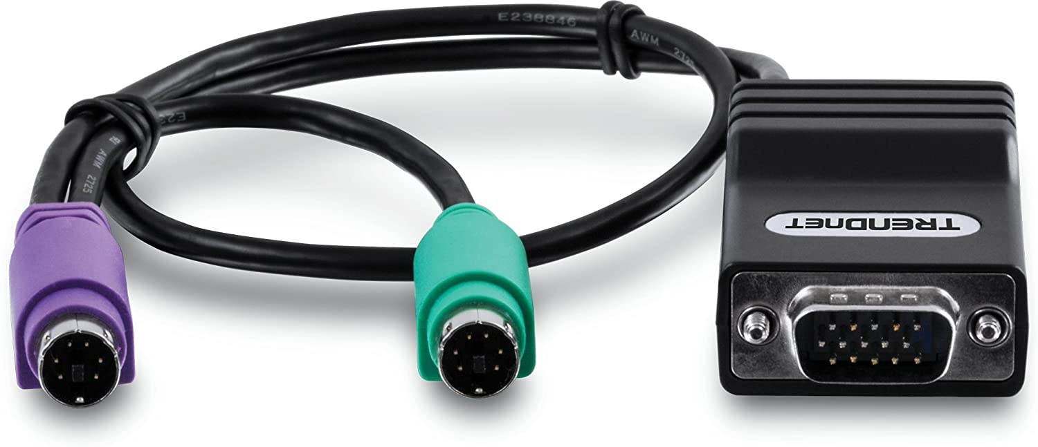 TRENDnet CAT5 PS/2 Server Interface Module, Connects CAT5 KVM Switch, PS/2, VGA, Cat5/CAT5e/CAT6, Windows/Linux/Sun, TK-CAT5P
