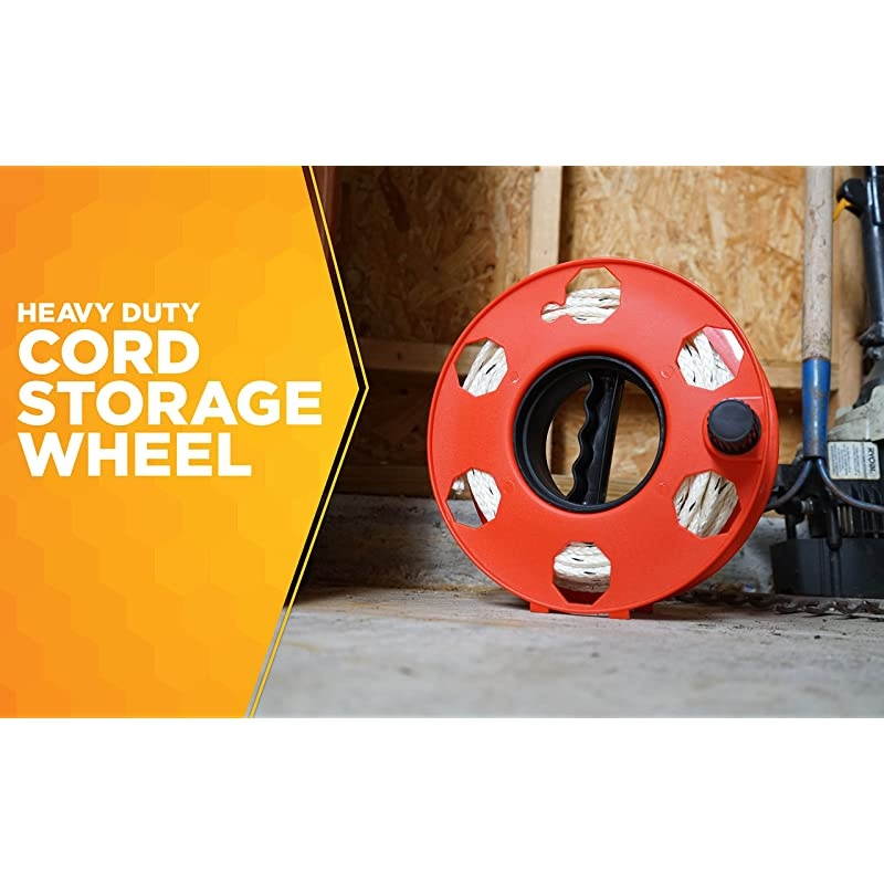 E102 Heavy Duty Cord Storage Wheel 125Foot