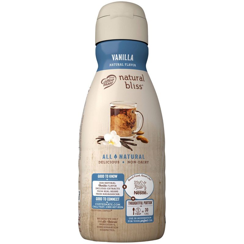 Coffee Mate Natural Bliss Vanilla AlmondMilk Creamer - 1qt