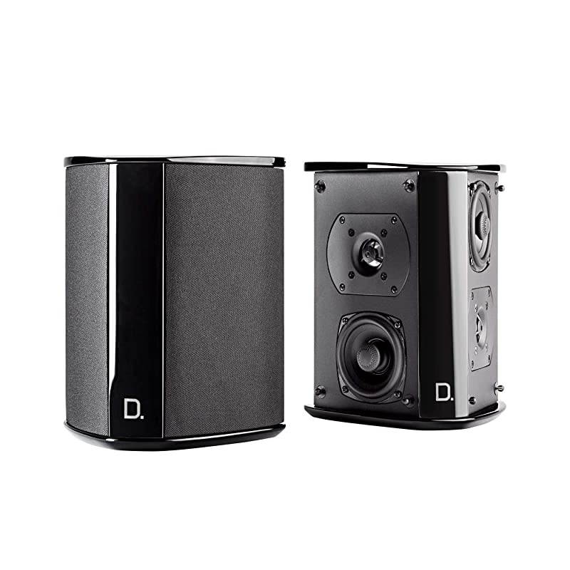 SR-9040 10&rdquo; Bipolar Surround Speaker | High Performance | Premium Sound Quality | Wall or Table Placement Options | Single, Black