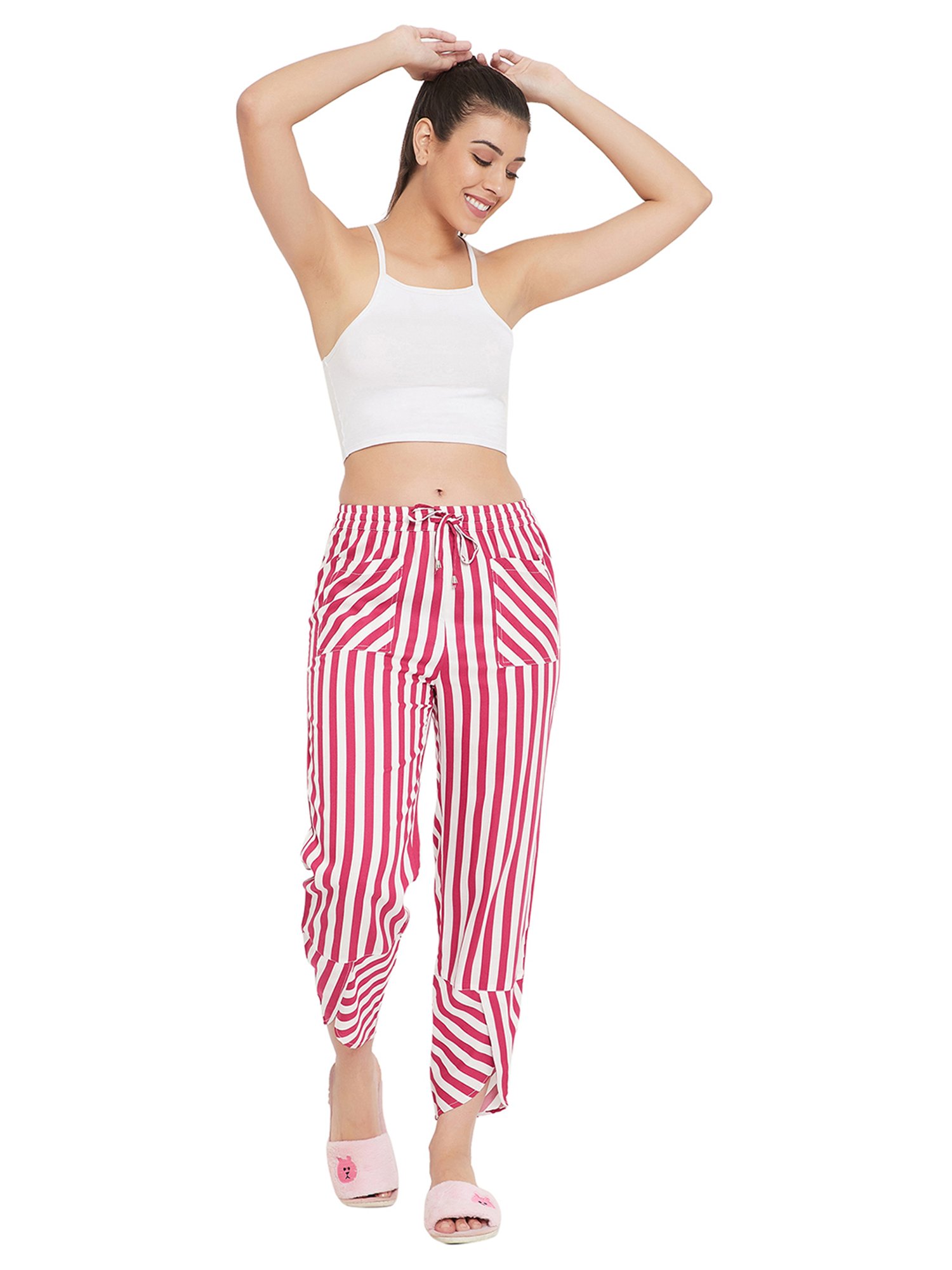 Hypernation Red & White Striped Pyjamas