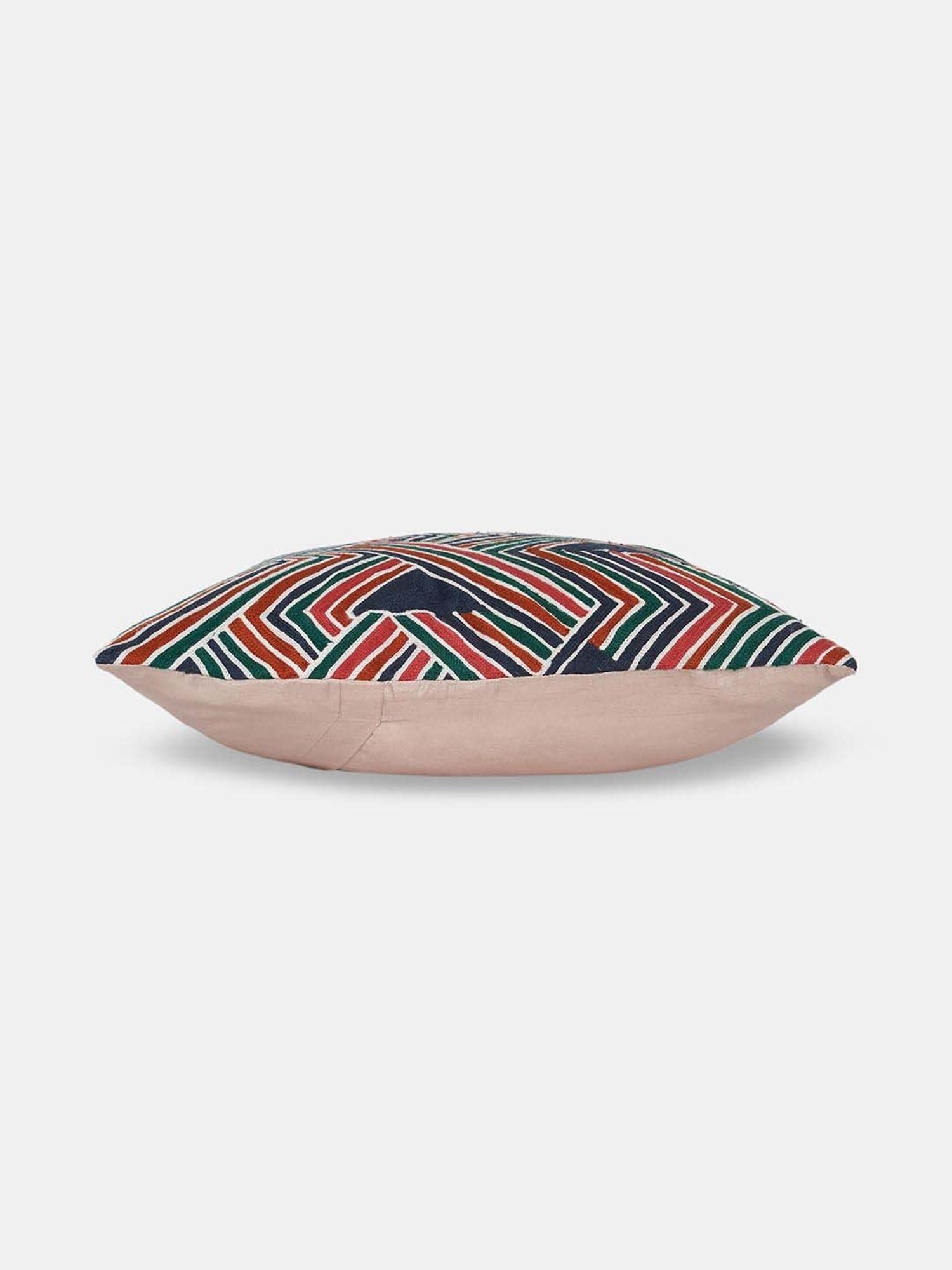 Living Scapes by Pantaloons Multicolor Fabric Cushion Cover