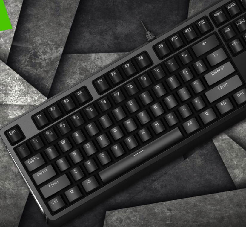 Fuhlen G900S All 104 Non-conflicting Keys, Classic  Exterior Wired  Cherry MX Black Mechanical  Keyboard, 50Million Times Keystrokes Lifespan-White