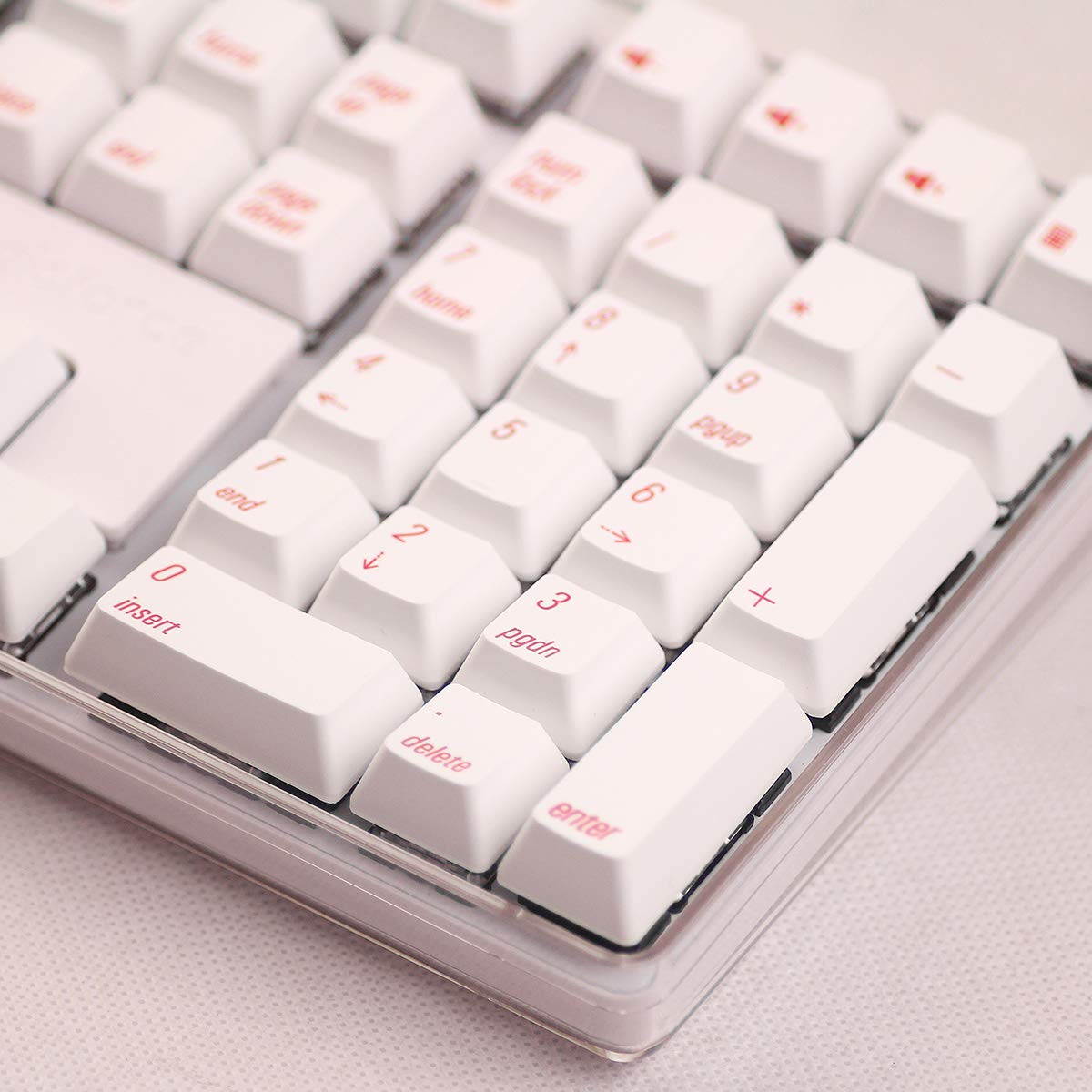 Qisan Magicforce N-key Rollover  Mechanical Keyboard Gaming Keyboard Cherry MX Brown  100% Full Size 108 Keys with White Backlight Case,PBT Keycaps