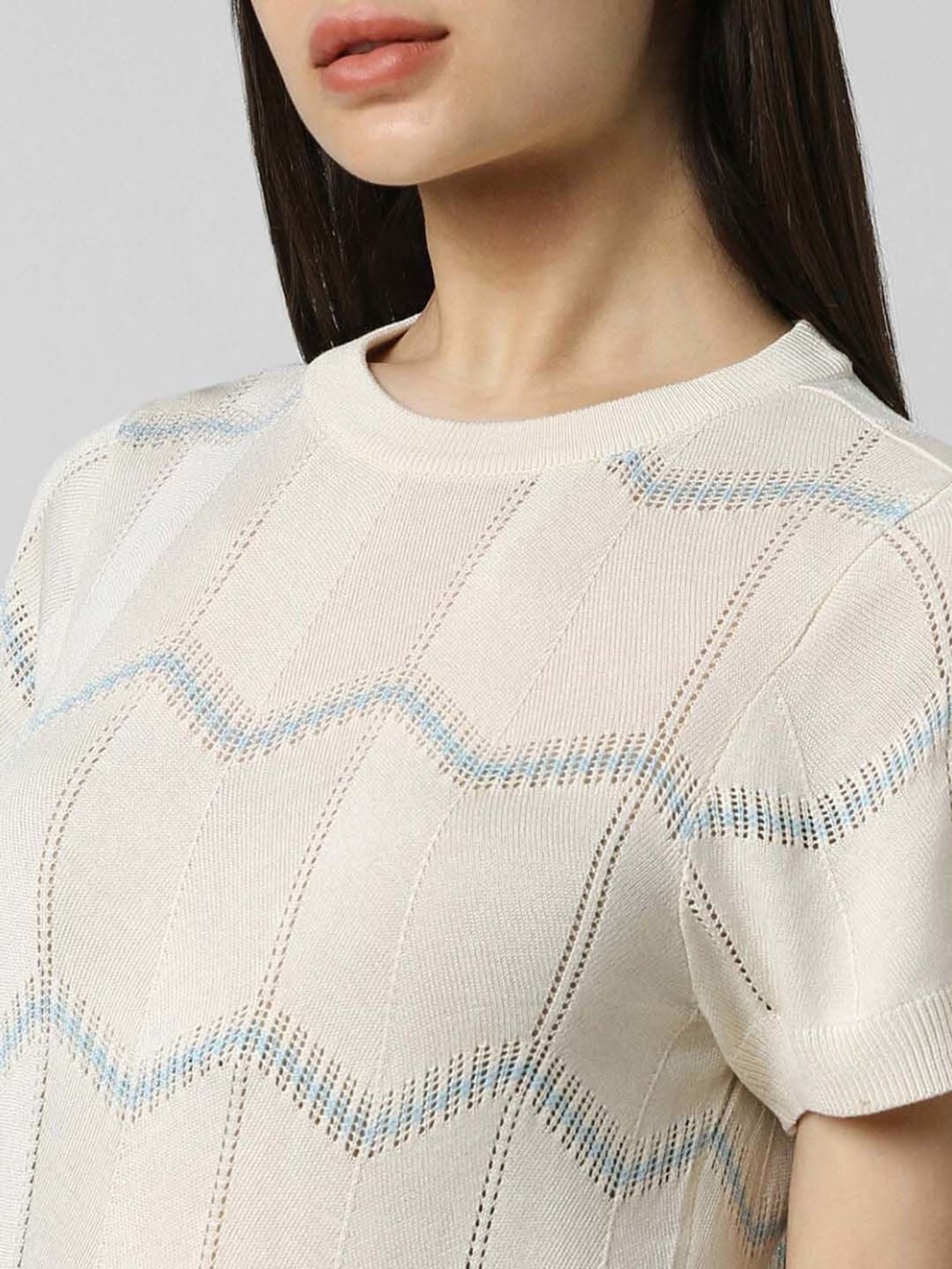 Van Heusen Beige Printed Top