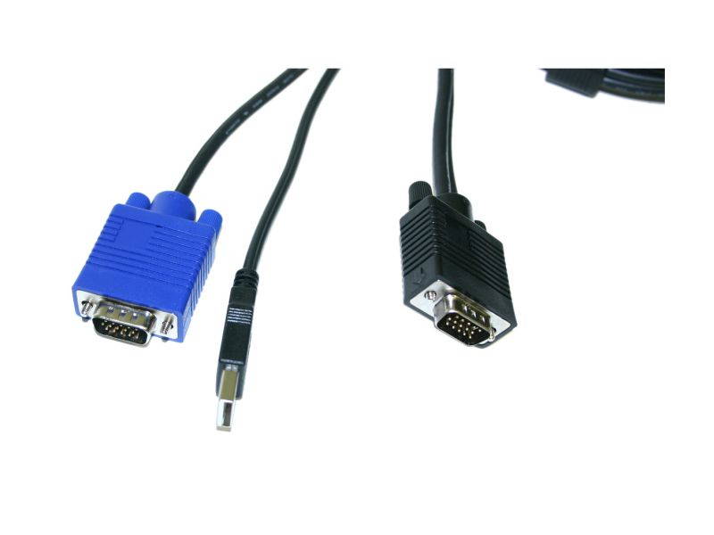 LINKSKEY 10 ft. USB-VGA KVM Combo Cable