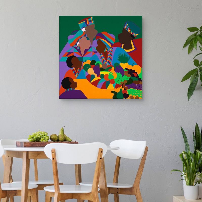 30" x 30" Abundance by Synthia Saint James Canvas Art Print - Masterpiece Art Gallery