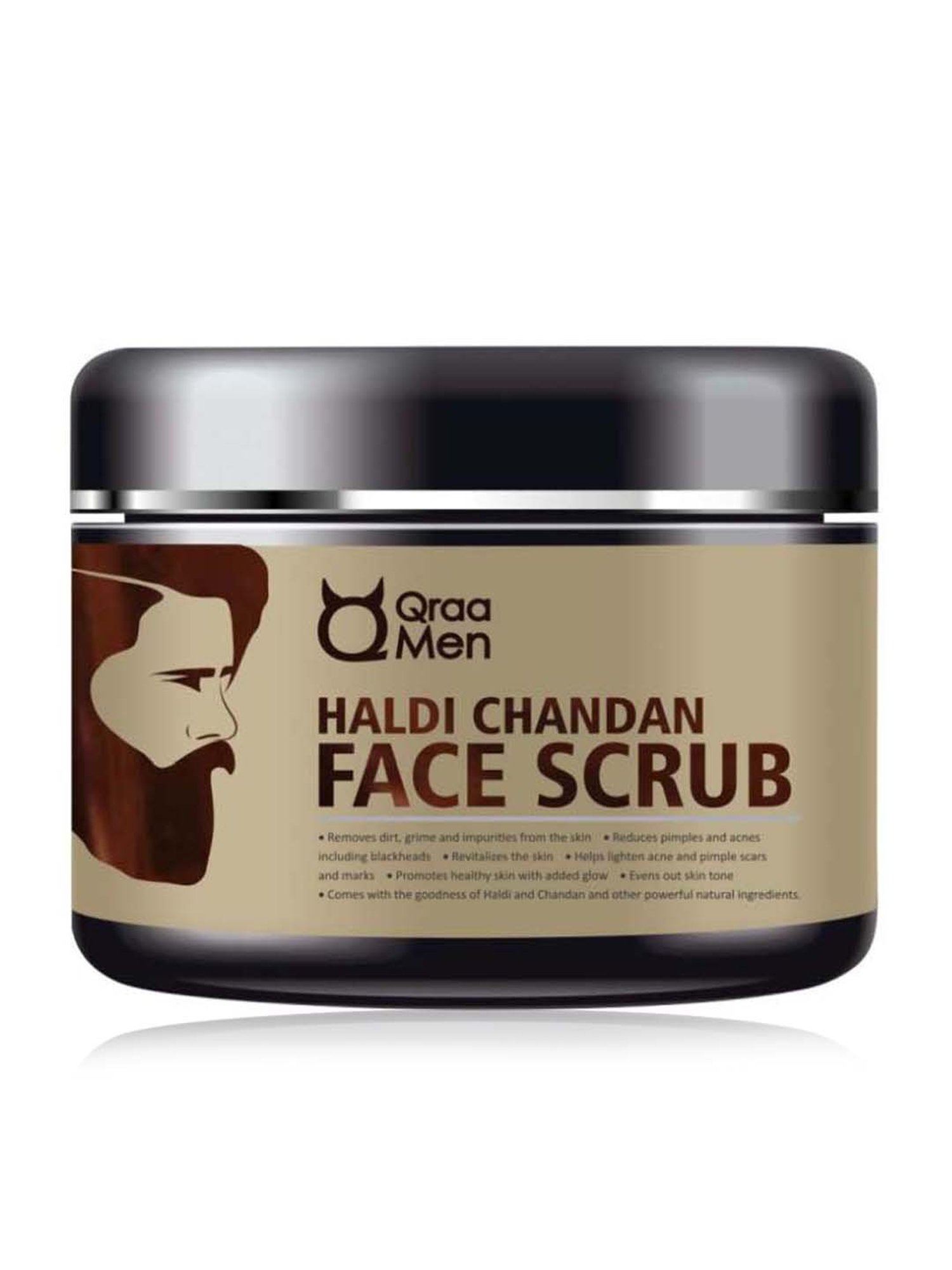 Qraa Men Haldi Chandan Face Scrub - 100 gm