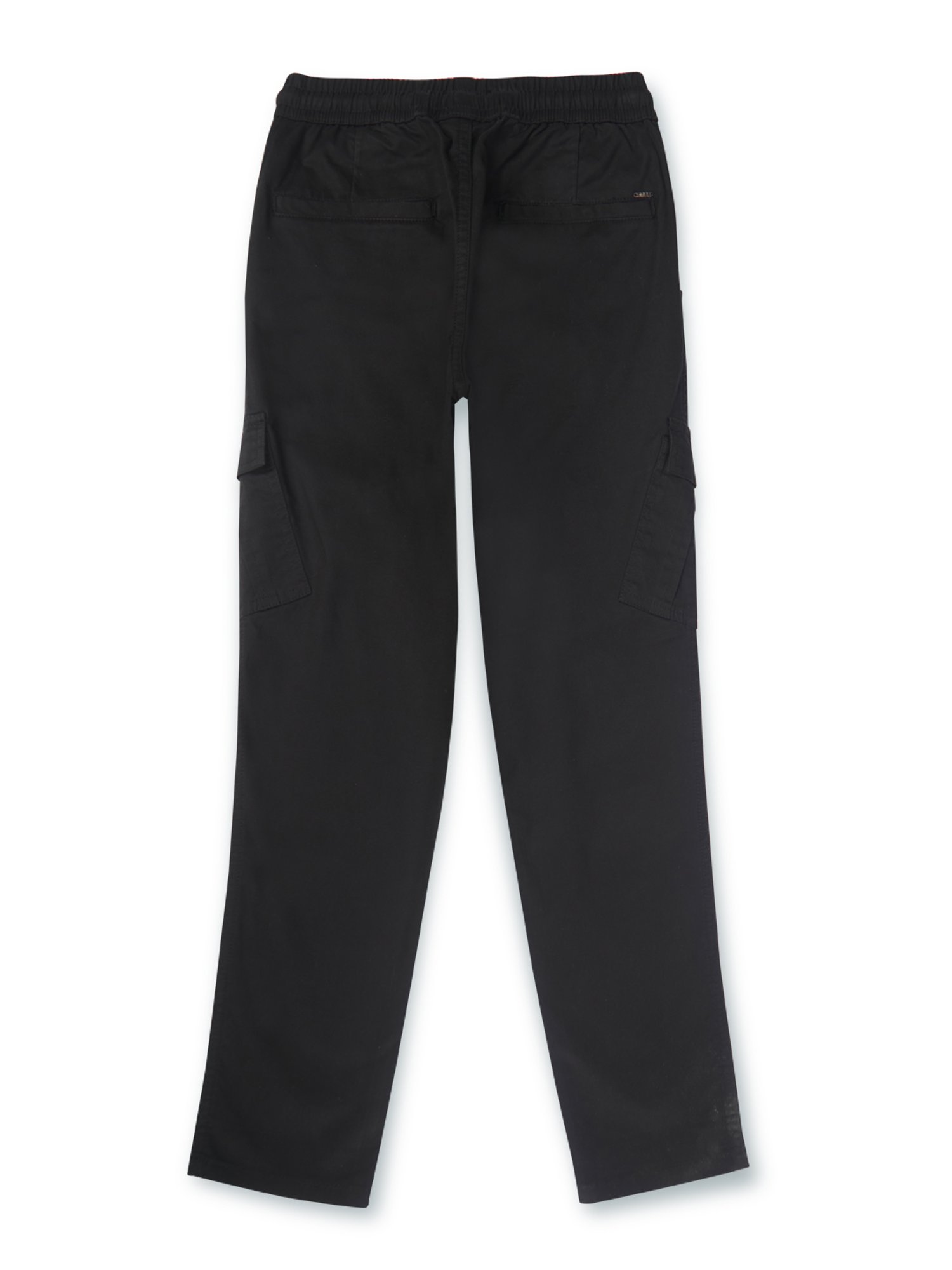 Gini & Jony Boys Black Solid Joggers