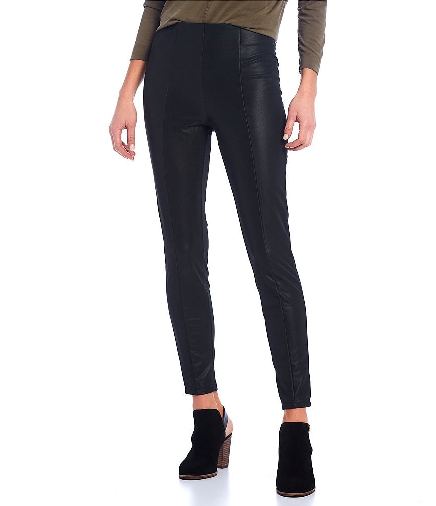 Gibson & Latimer Vegan Leather High Rise Ponte Leggings