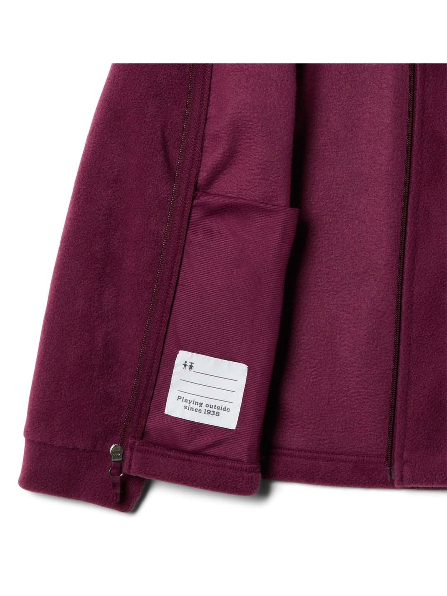 Columbia Kids Benton II Maroon Regular Fit Full Sleeves Jacket