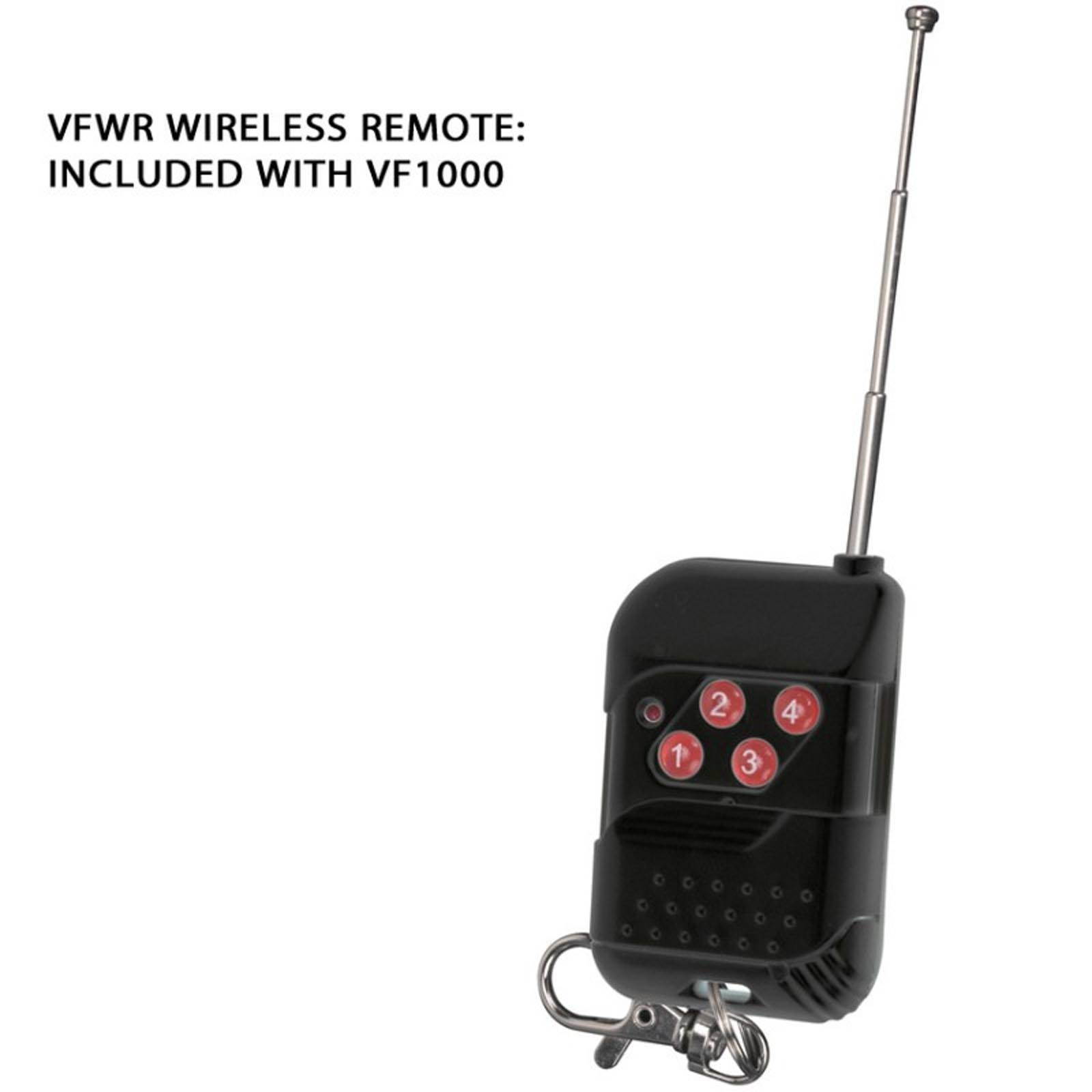 AMERICAN DJ VF1000 1000W 1 Liter Mobile Smoke Fog Machine w/ Remotes + Fog Fluid