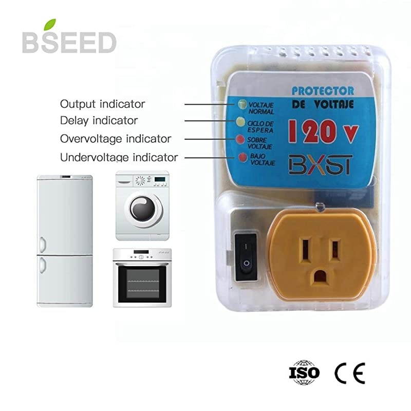 US Plug Home Appliance Surge Protector Power Suppressor Voltage Brownout Outlet 012 1 PACK