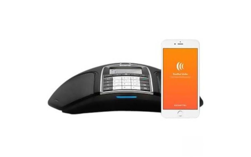 Konftel 300IPx IP Conference Station - Bluetooth - Liquorice Black - VoIP - SpeakerphoneNetwork (RJ-45) - USB - PoE Ports