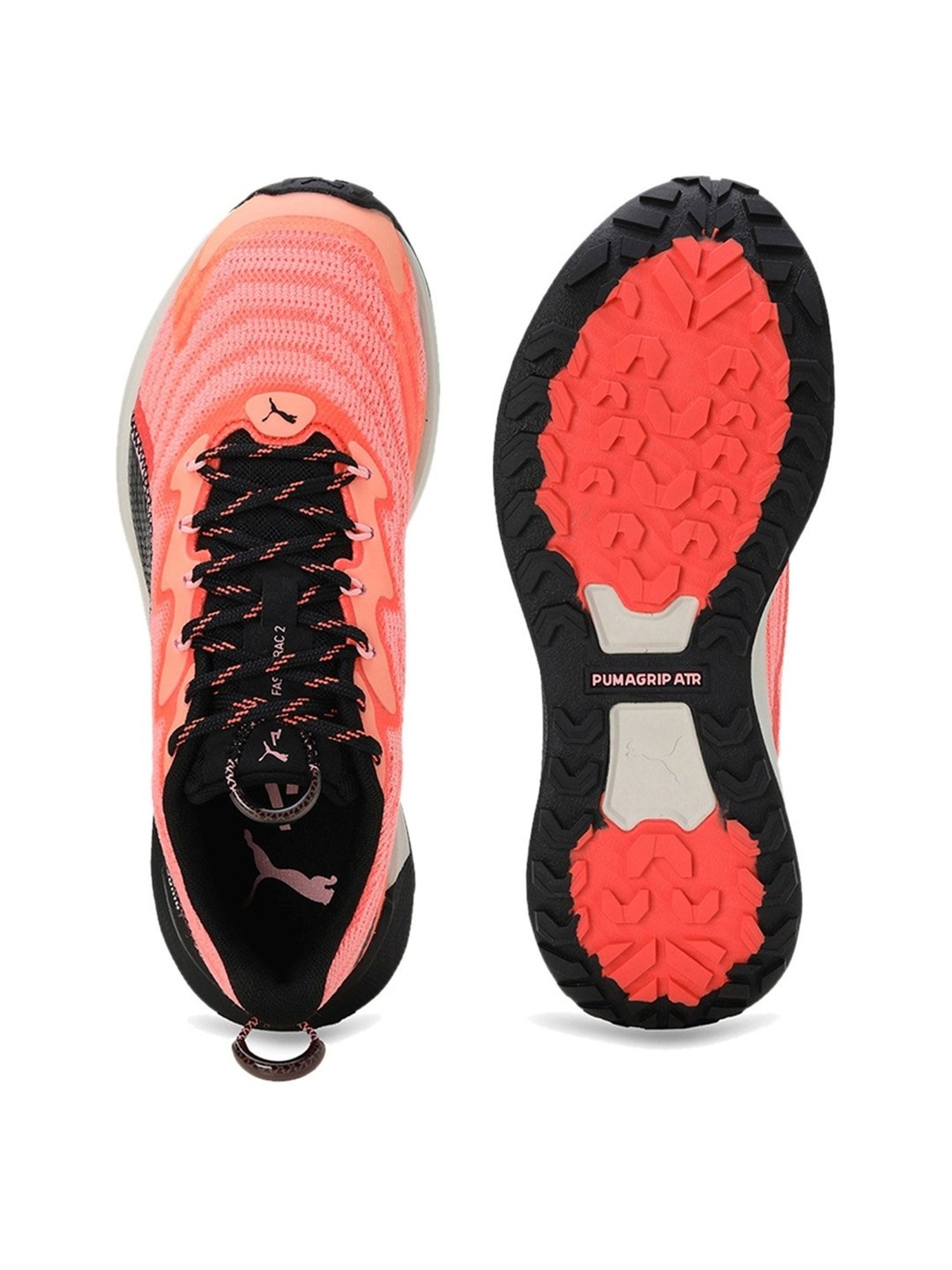 Puma Women's Fast-Trac NITRO 2 Neon Sun Running Shoes