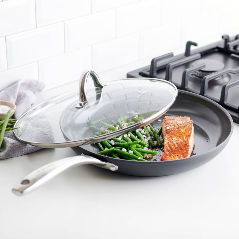 GreenPan Madison 12" Ceramic Non-Stick Frypan with Lid