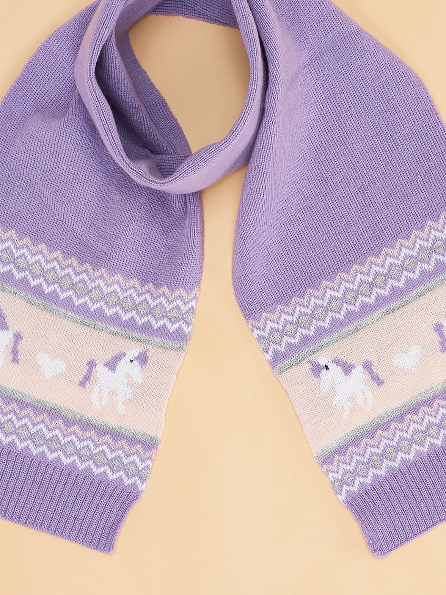 Skechers Crew Multicolor Printed Socks for Girls - Pack of 3