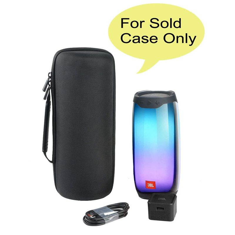 co2crea Hard Travel Case for JBL Pulse 4 Waterproof Portable Bluetooth Speaker (Black Case)