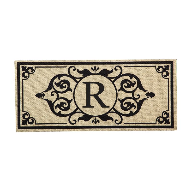 1'6"x2'6" Small Hello Door Mat Black - Threshold™