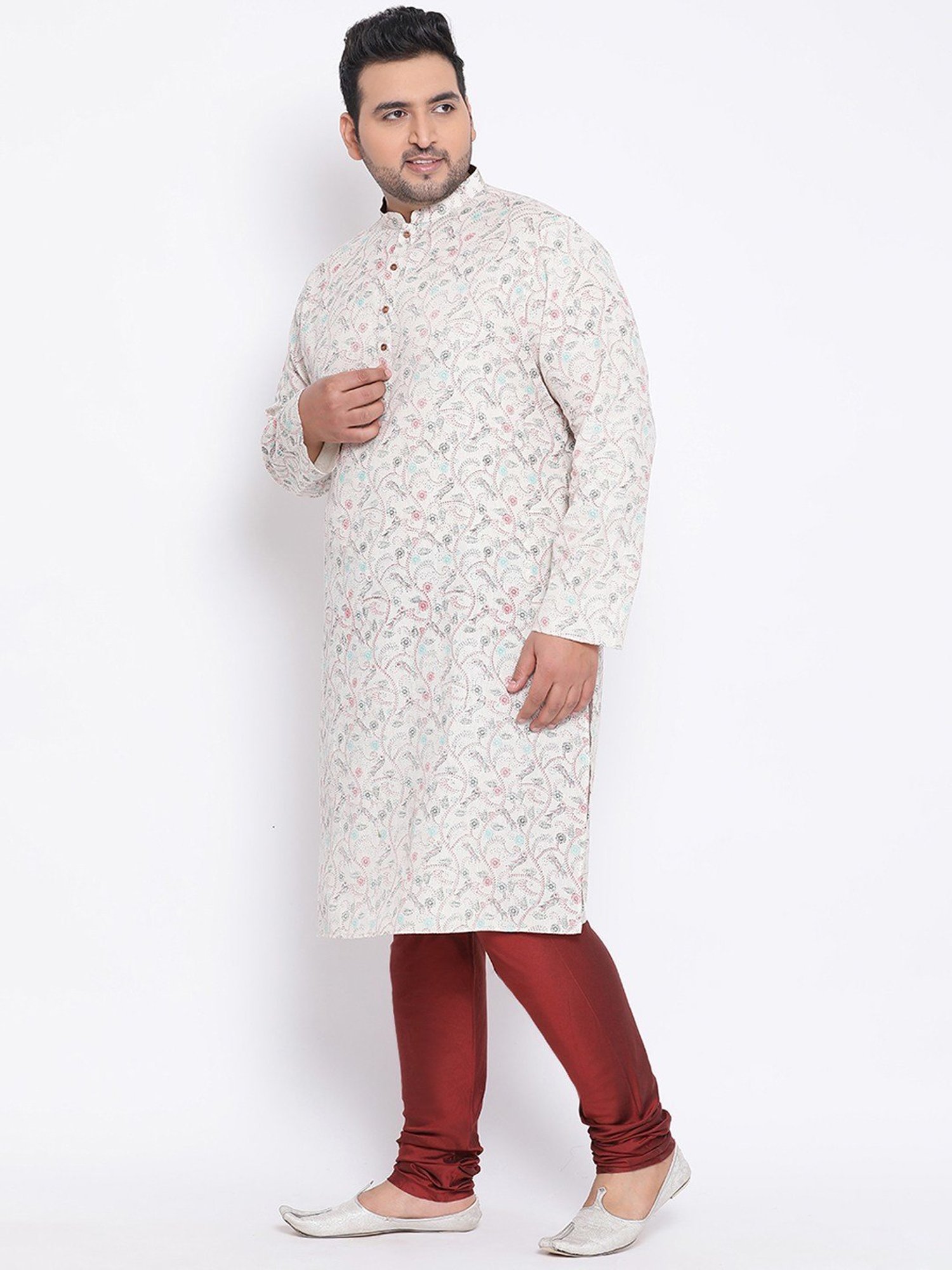 KISAH PLUS Multicolored Regular Fit Printed Kurta