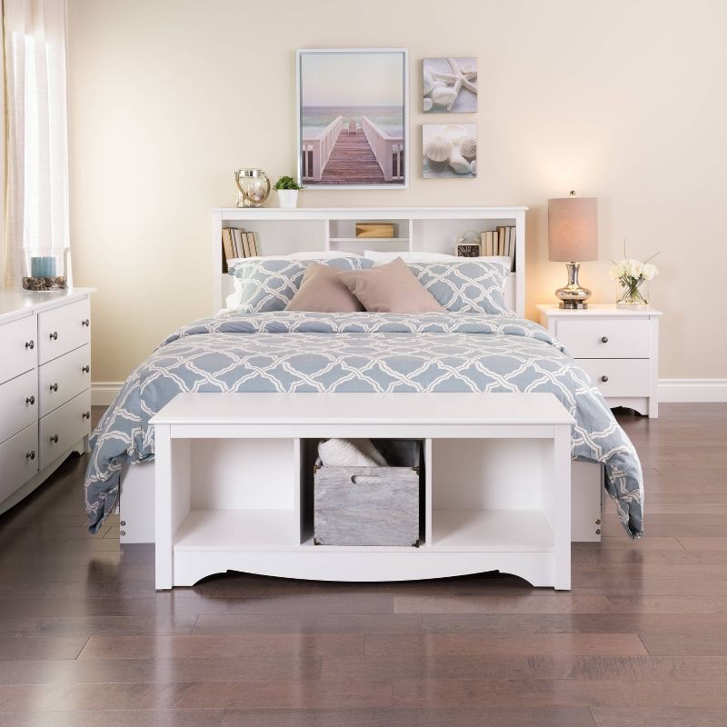Monterey Headboard White (Full/Queen) - Prepac