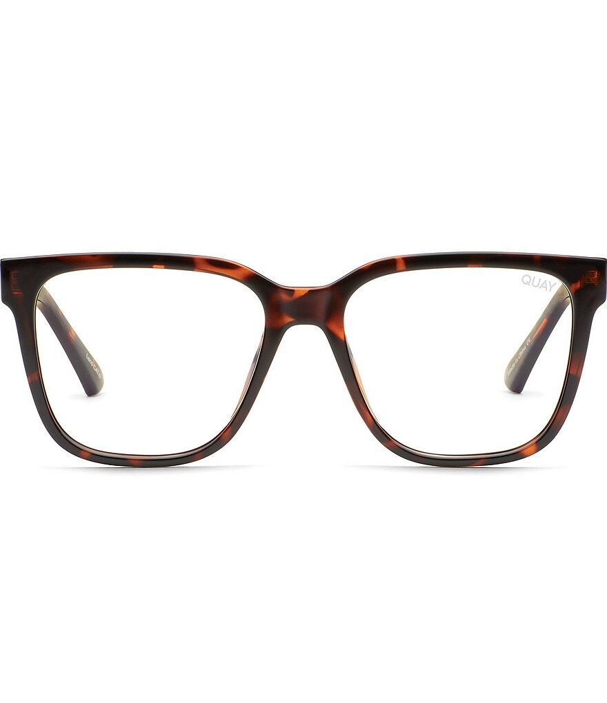 Quay Australia Wired Square 52mm Blue Light Glasses