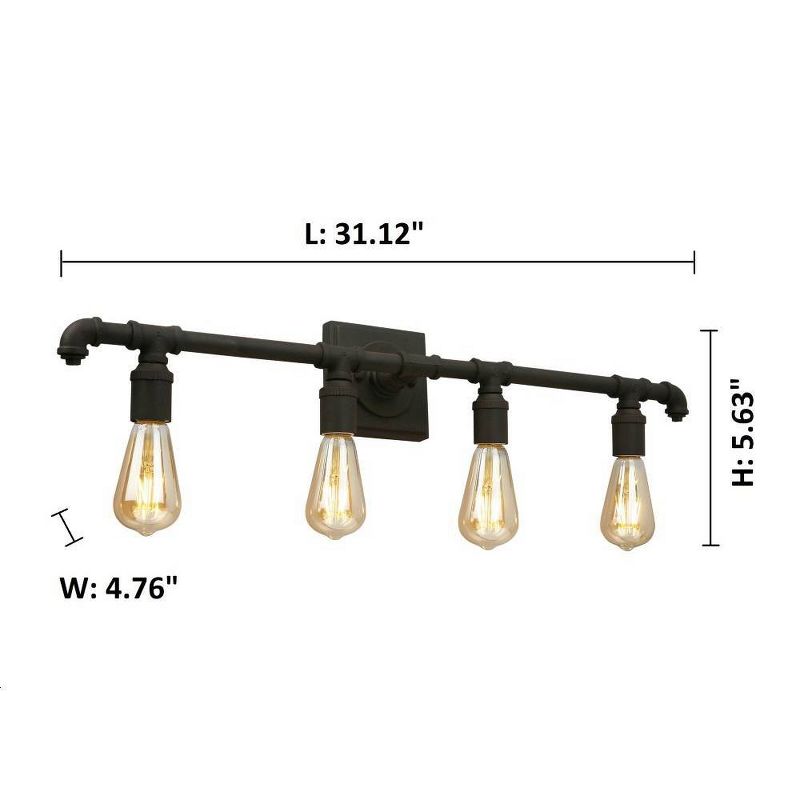 Wymer 4 Vanity Light Bronze - EGLO