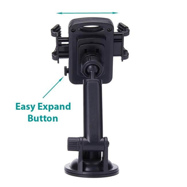 Premium Car Mount Dash Windshield Cradle Holder Window Glass Swivel Stand Suction Adjustable V9B for LG G5 G6, Stylo 3, V20 V30 - Motorola Droid Turbo 2, Moto Z Droid Force Droid Z2 Force