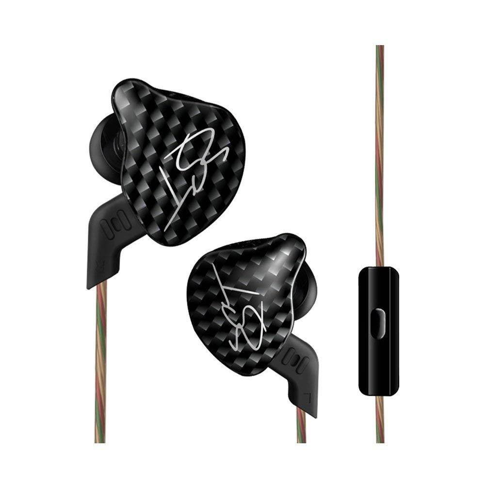 KZ ZST Dynamic Hybrid Dual Driver In Ear Earphones (Black With Mic)