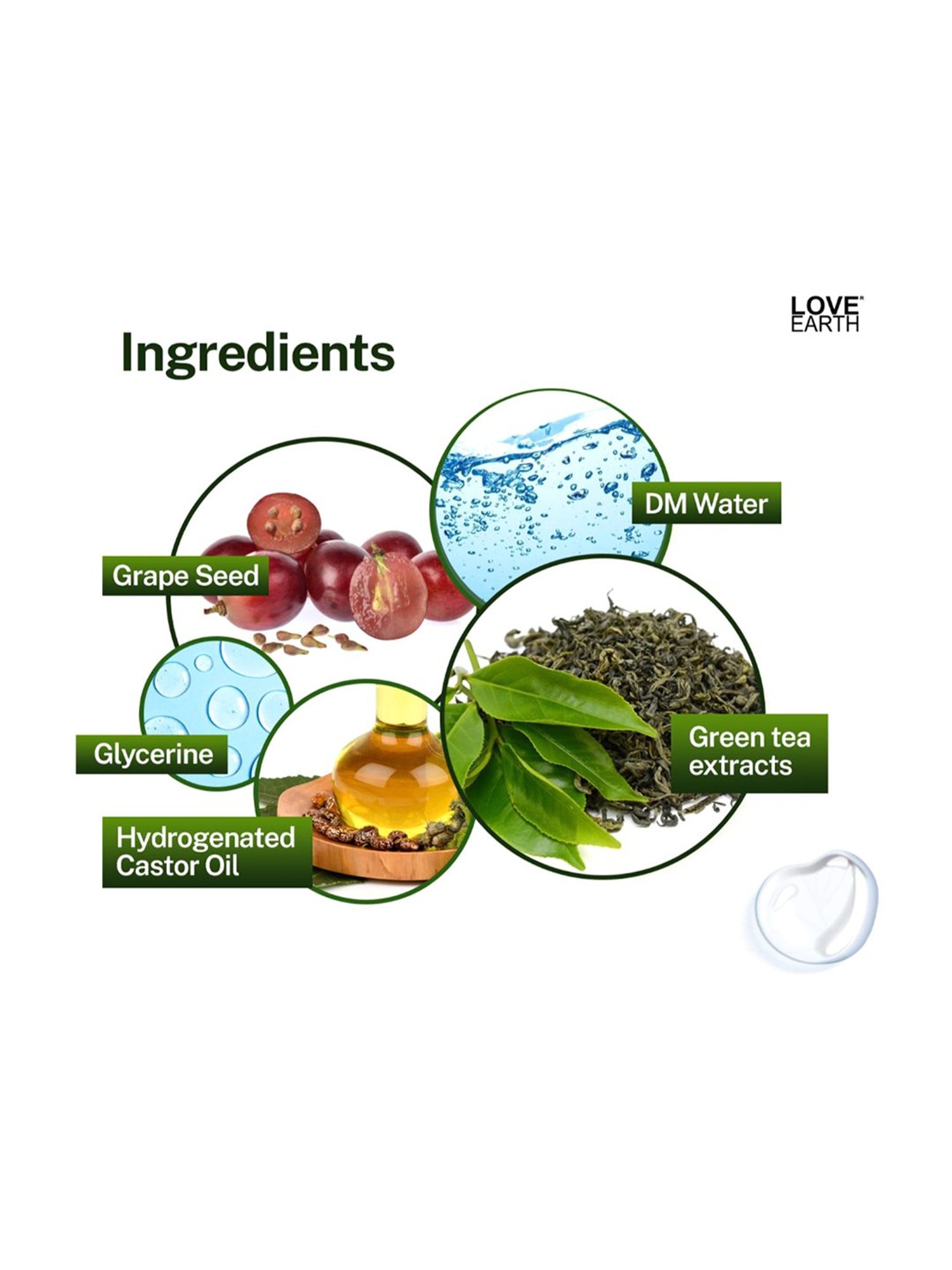 Love Earth Green Tea Toner - 100 ml