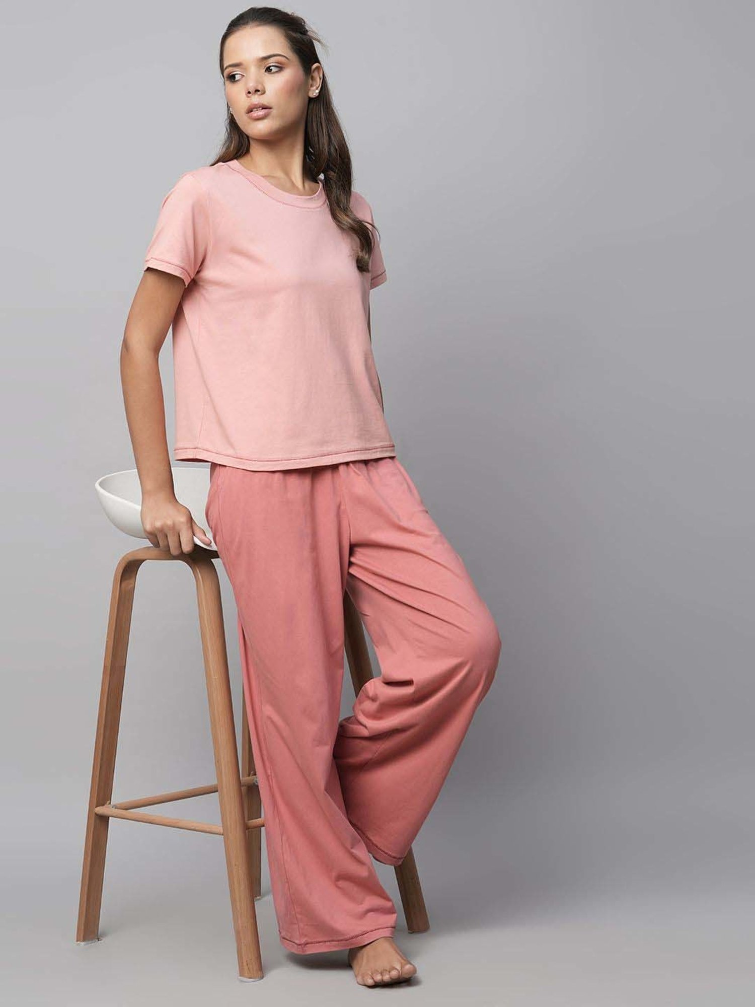 Chemistry Pink T-Shirts Pyjama Set