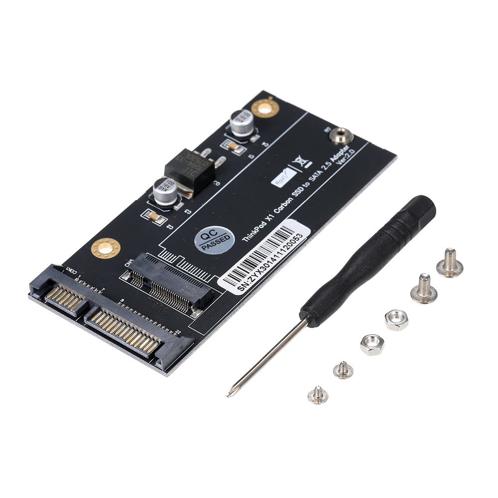 20+6 Pin SSD to SATA 2.5" Adapter Card Converter For Lenovo Thinkpad X1 Carbon