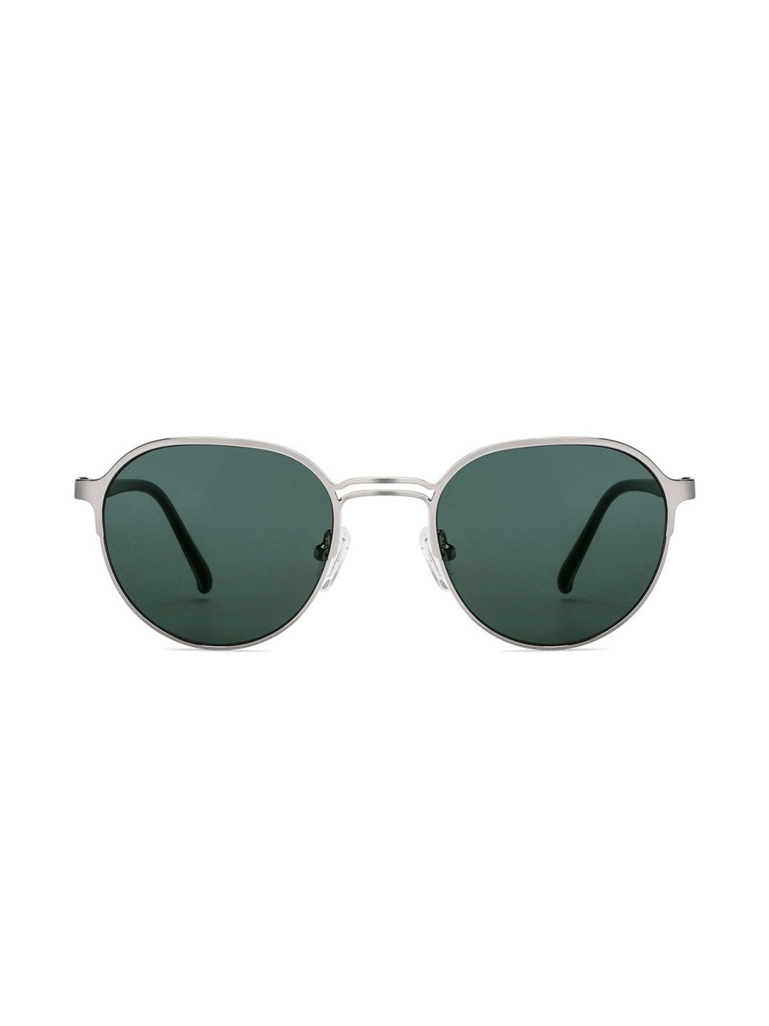 John Jacobs JJ S13873 Dark Green Round Sunglasses