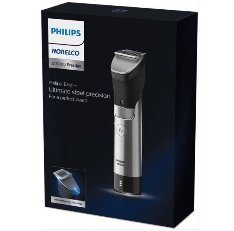 Philips Norelco Series 9000 Beard & Hair Men's Rechargeable Electric Trimmer - BT9810/40