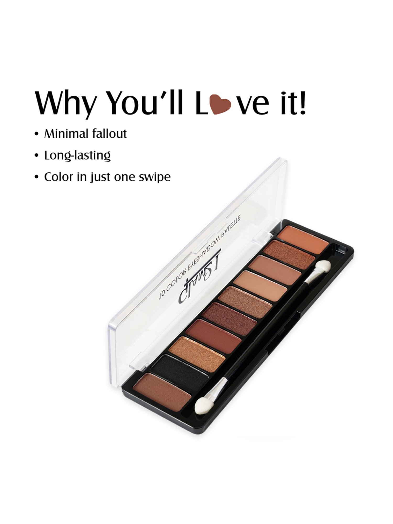 Glam21 10 Color Eyeshadow Palette 04 - 13 gm