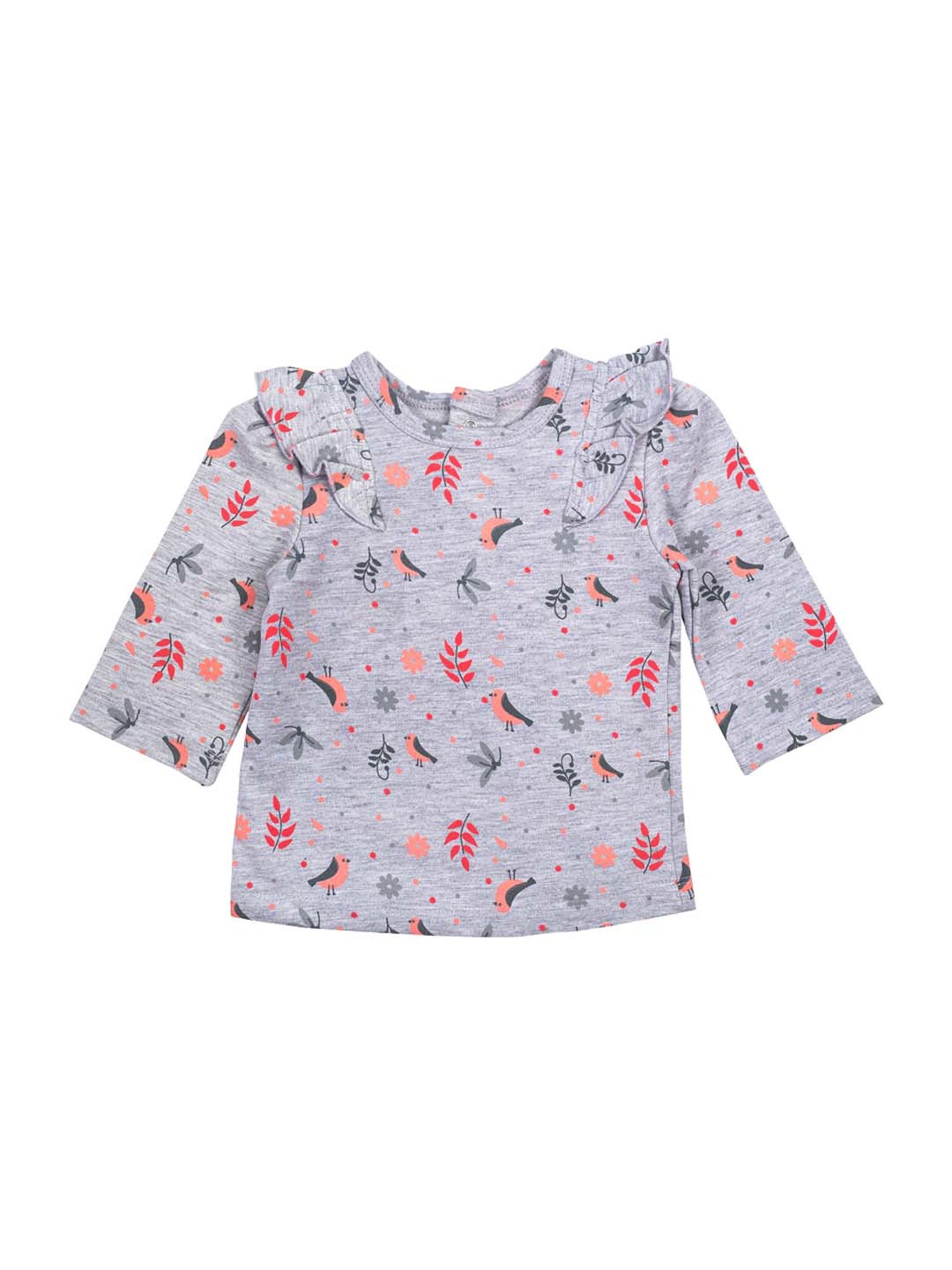 Mee Mee Kids Multicolor Cotton Printed Tops - Pack of 2